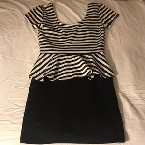 Black & white urban outfitters formal dress